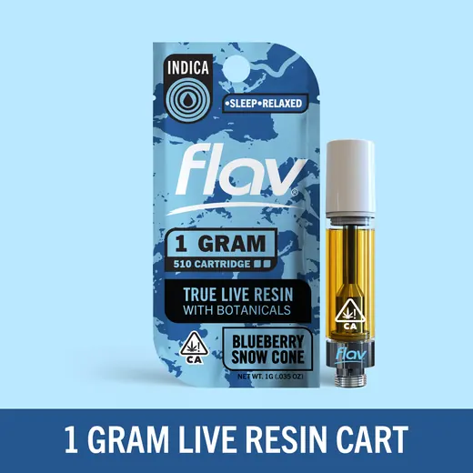 Flav x Wellgreens Blueberry Snow Cone Cart